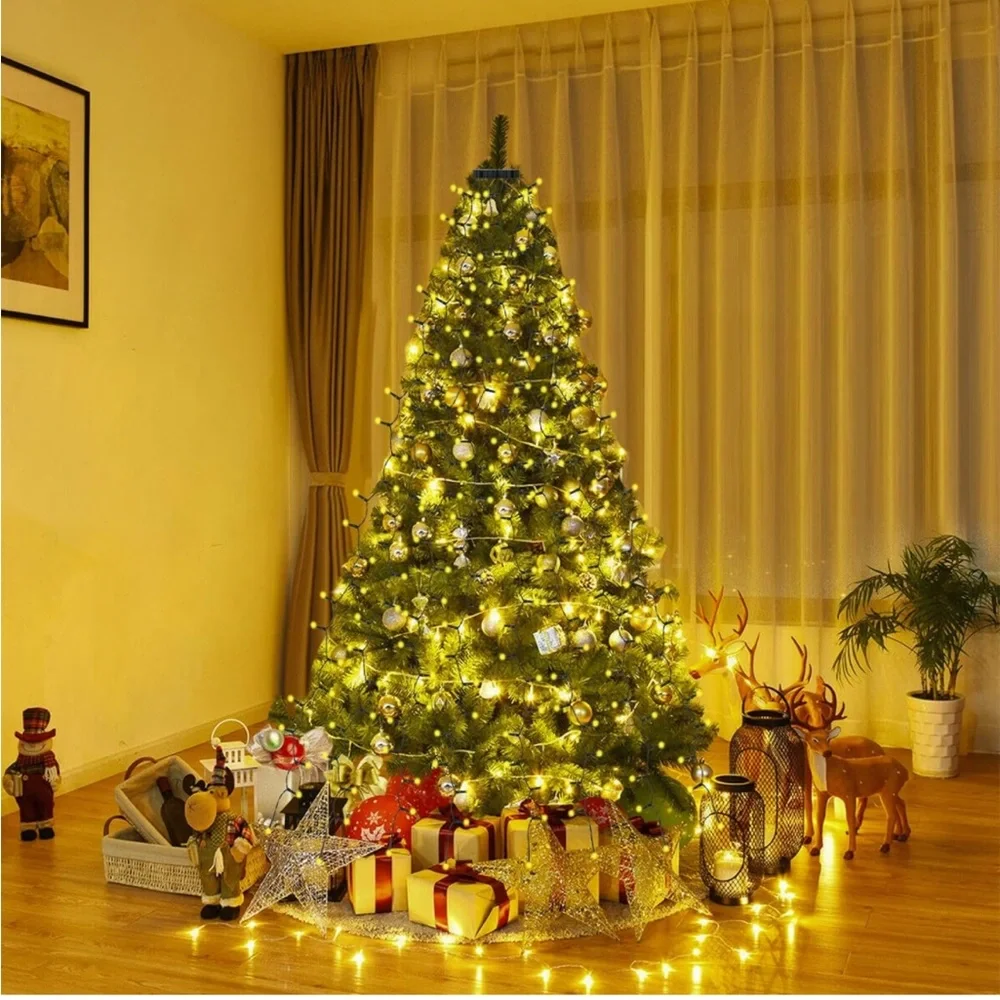 Christmas Tree Lights 400 LED,‎ Christmas Tree, 6.6FT x 16 Lines Fairy Lights